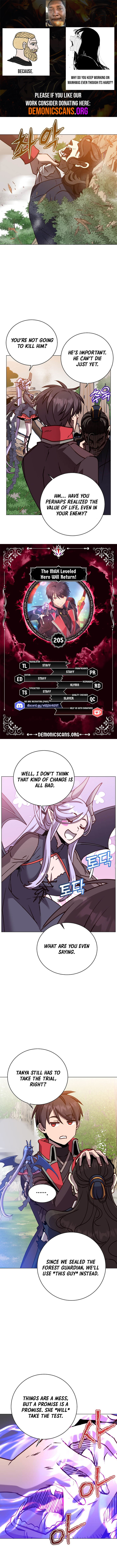 The MAX leveled hero will return! Chapter 205 0